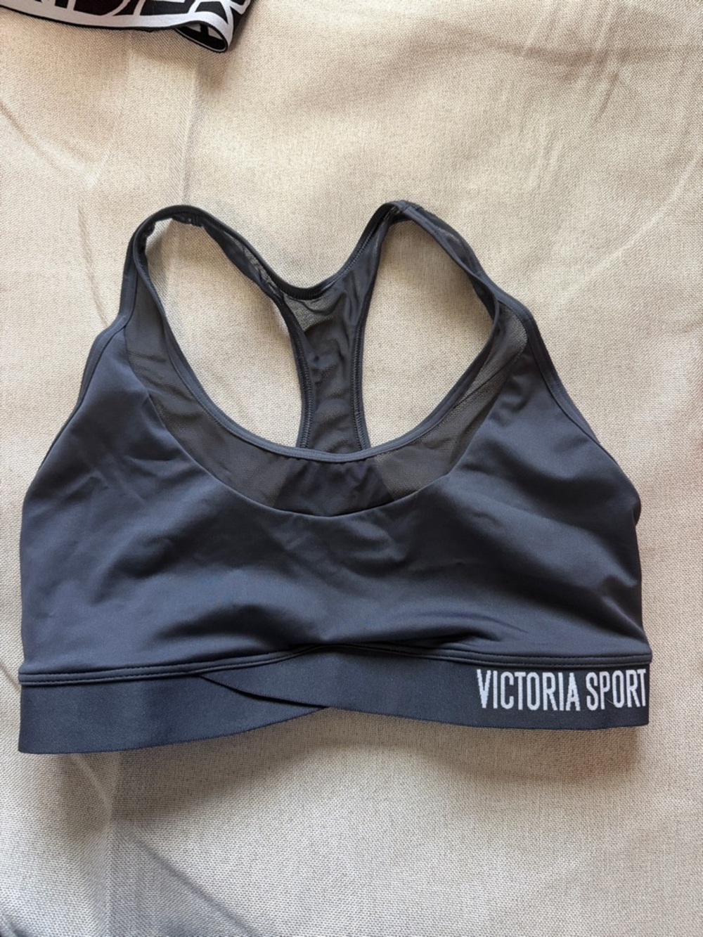 Grey Racerback Sports Bra